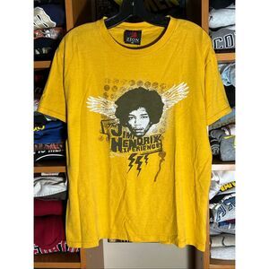 Vintage Y2K Zion Rootswear Jimi Hendrix Band Tee